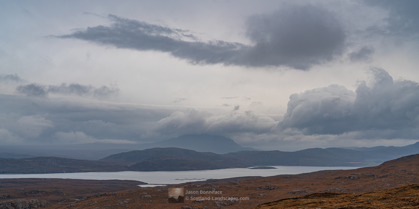 Ominous Clouds Over Ben Hope, Northern Sutherland