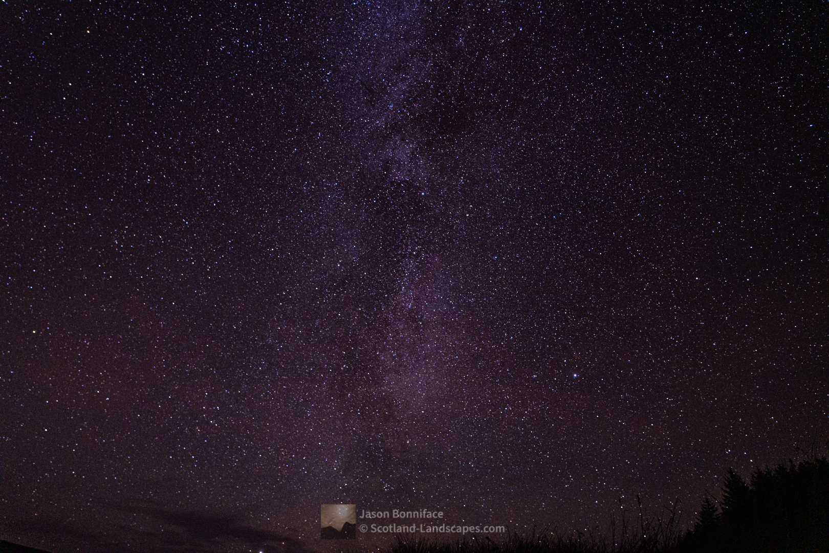 The Milky Way in the Assynt sky