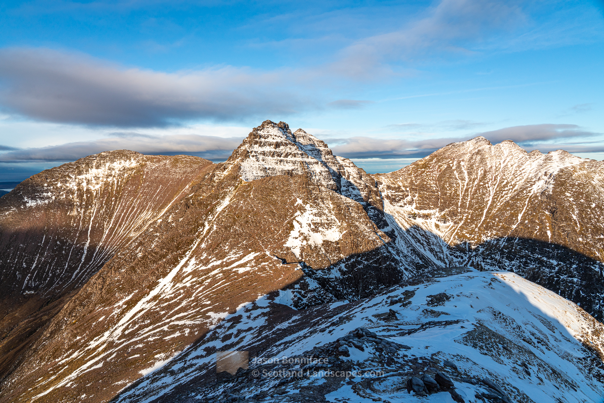 An Teallach Peaks from Stob Cadha Gobhlach