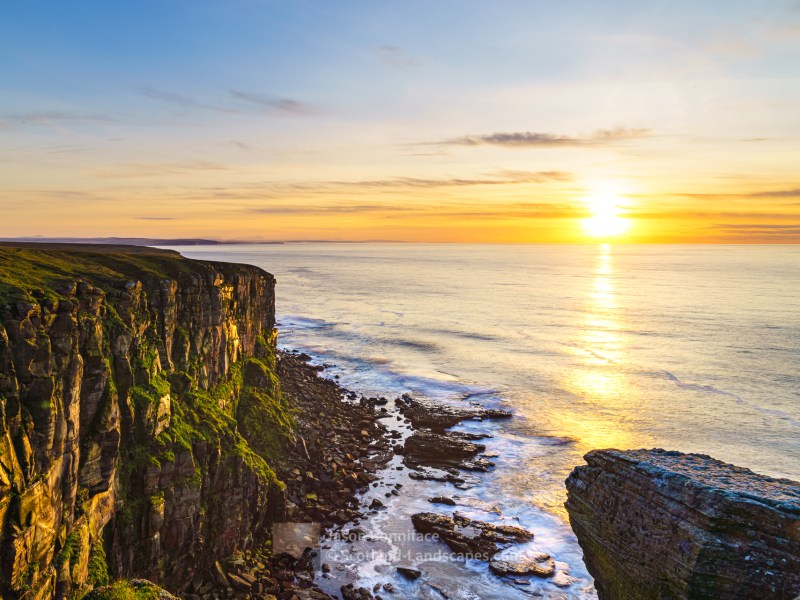 The North Coast at Sunset from Dunnet Head, Caithness