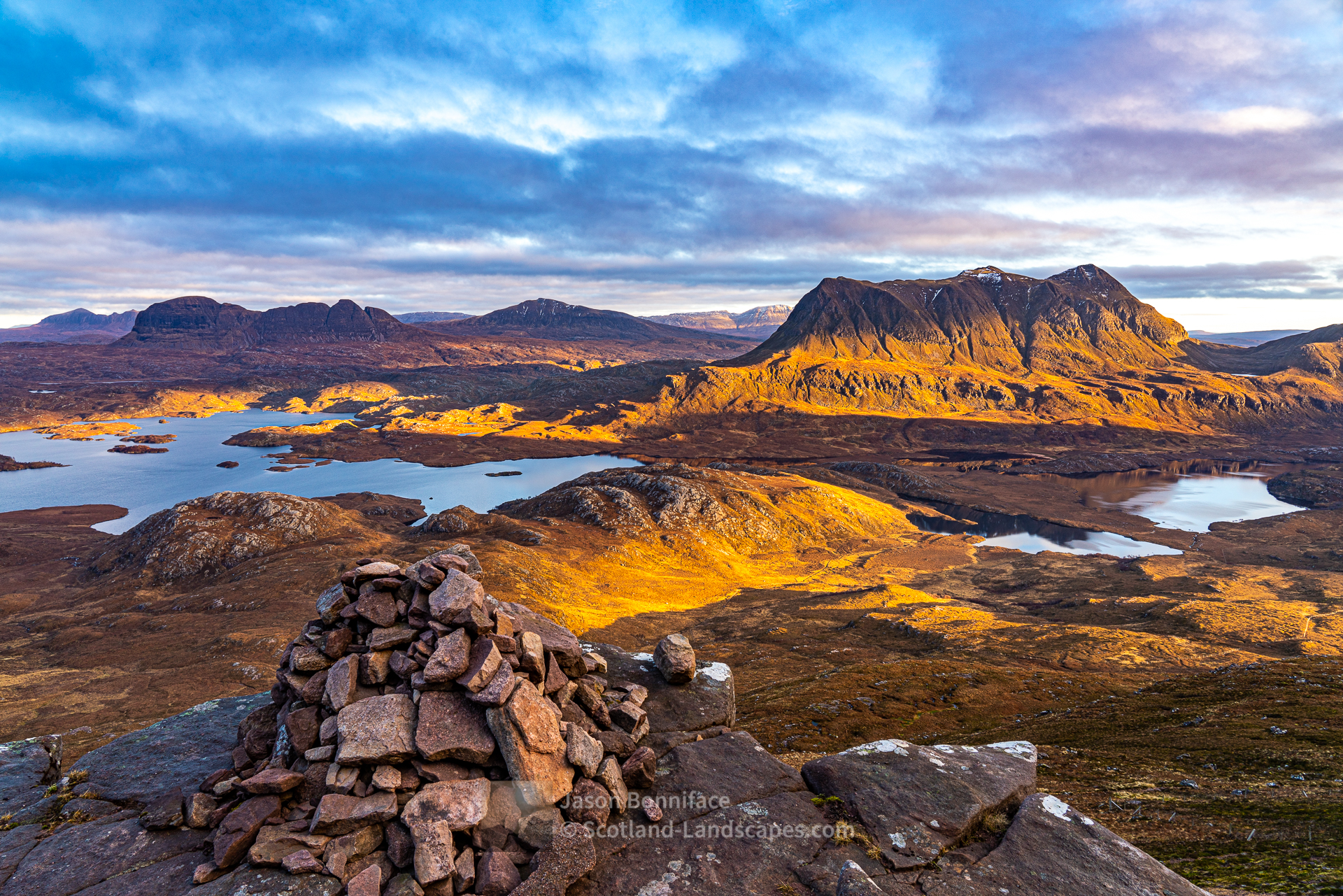 North East from Stac Pollaidh, Assynt & Ullapool