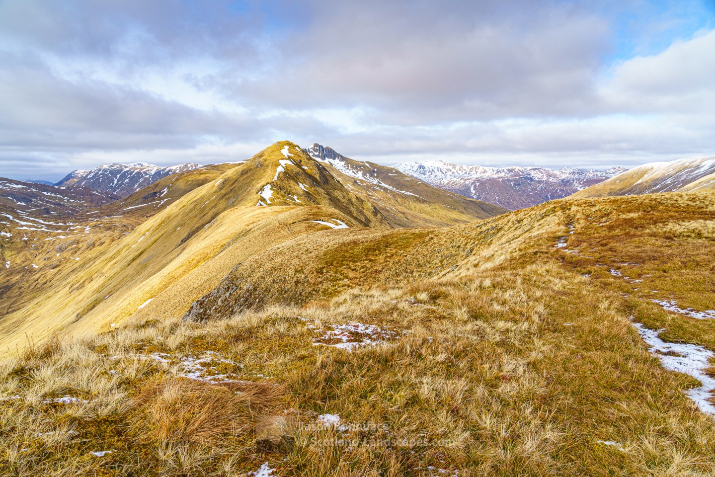 The Summit Ridge of Am Bathach, Lochalsh & Knoydart