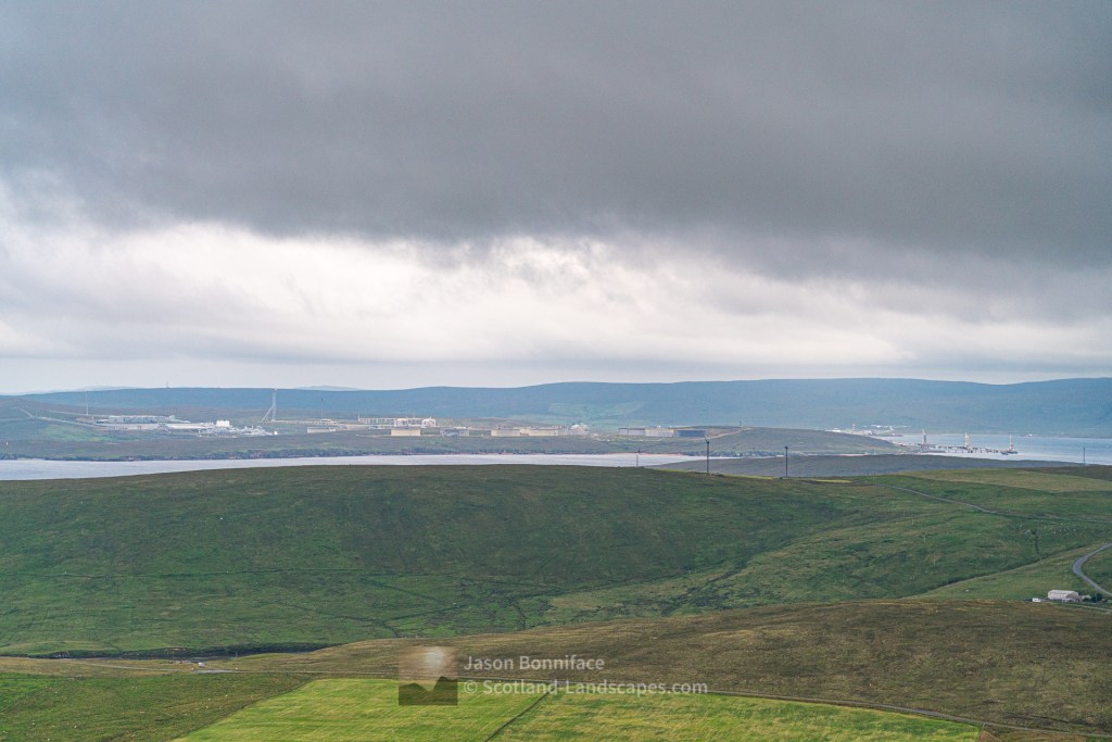 Sullom Voe from Collafirth Hill, Shetland