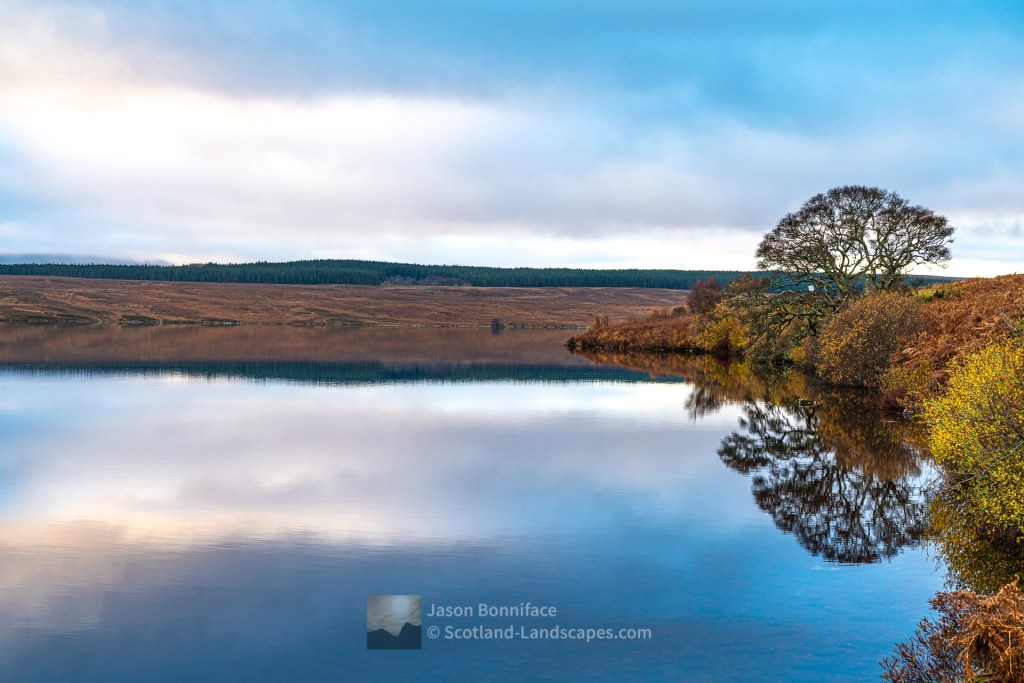 November Morning Reflections - Loch Loyal - 2, Northern Sutherland