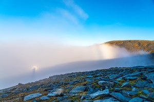 Brocken Spectre and Glory on the North Ridge of Ben Hee, Northern Sutherland
