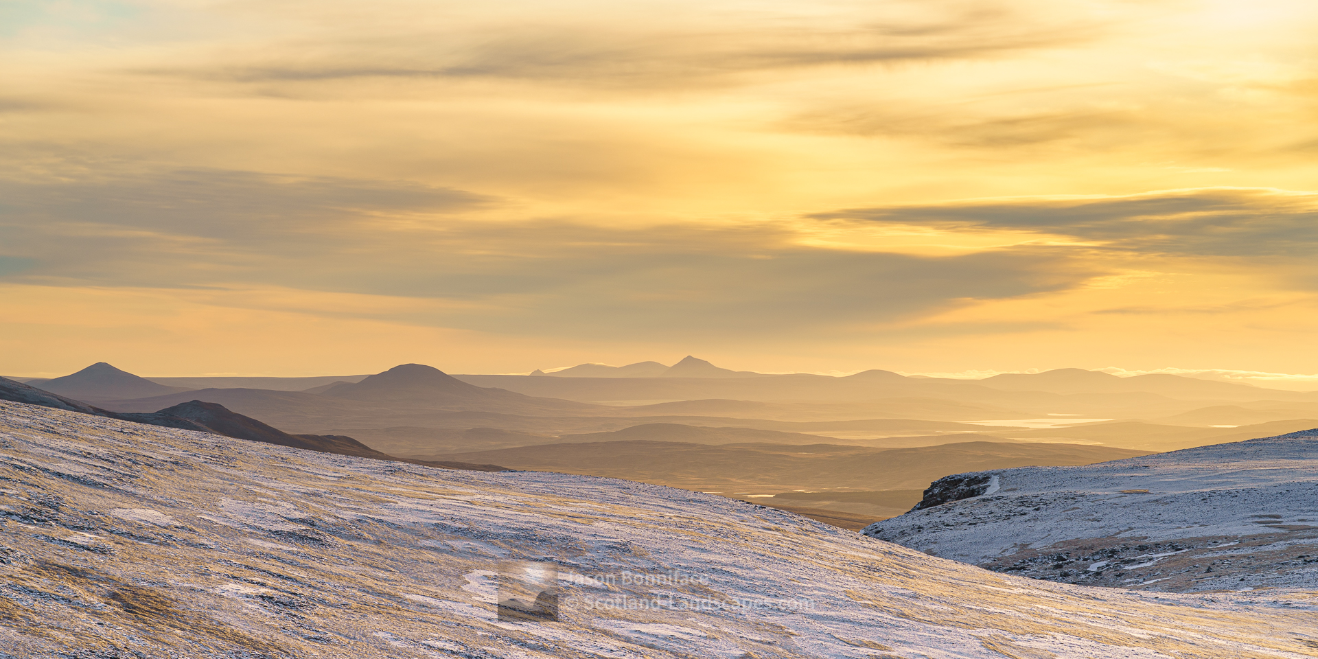 A Winters Morning in the Far North - East from Ben Hope, Northern Sutherland