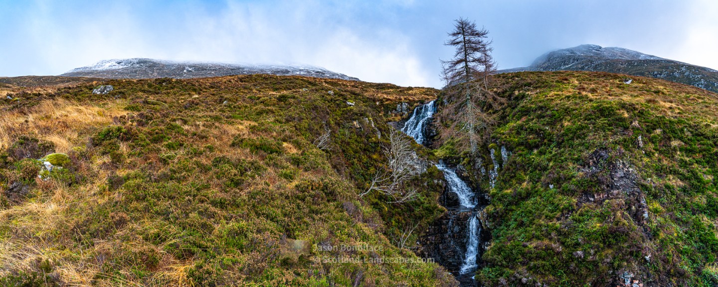 Waterfall Below Beinn Enaiglair and Meall Doire Faid, Assynt & Ullapool