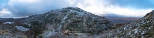 Meall Doire Faid and Bealach nam Buthan from the slopes of Beinn Enaiglair, Assynt & Ullapool