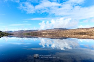Reflections in Loch Hope on a beautiful May morning, Northern Sutherland