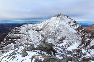 Liathach's highest summit, Spidean a' Choire Leith, from Stob a' Choire Liath Mhor, Torridon & Fisherfield
