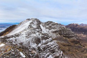 Mullach an Rathain and Meall Dearg from Am Fasarinen, Torridon & Fisherfield