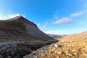 The east flank of Ruadh-stac Beag looking north east, Torridon & Fisherfield