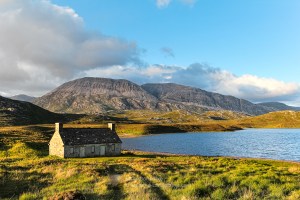 Arkle on a summer evening from the west end of Loch Stack, Northern Sutherland