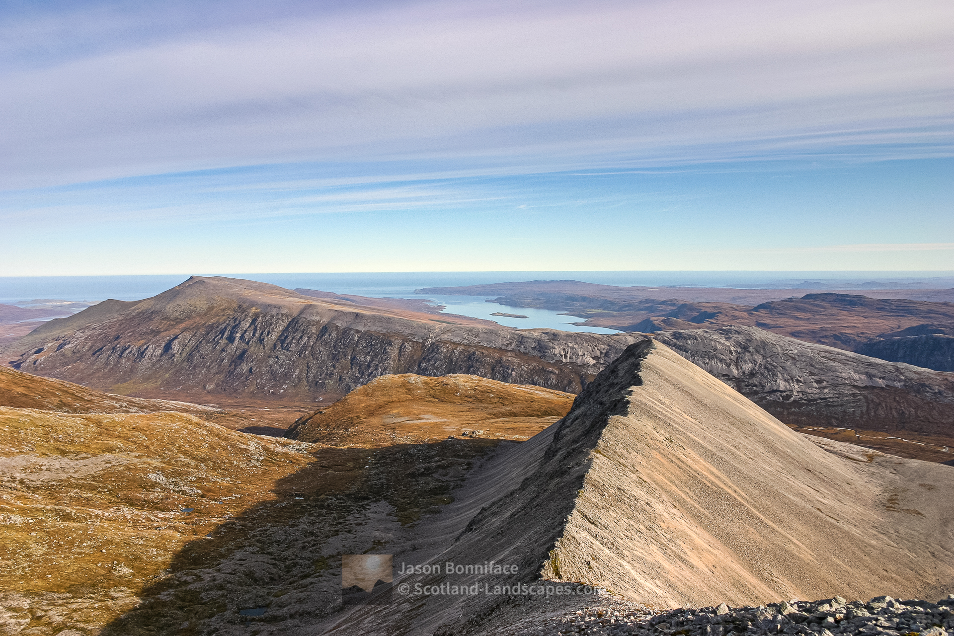 Cranstackie and A' Cheir Ghorm from the nameless 869m top - 2, Northern Sutherland