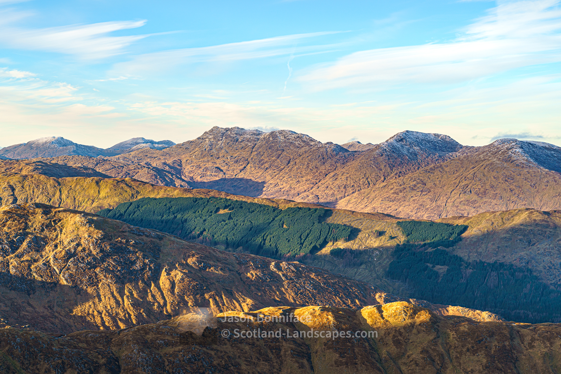 North west from Braigh nan Uamhachan to Sgurr na Ciche, Garbh Chioch Mhor and Sgurr nan Coireachan, Morar to Morvern