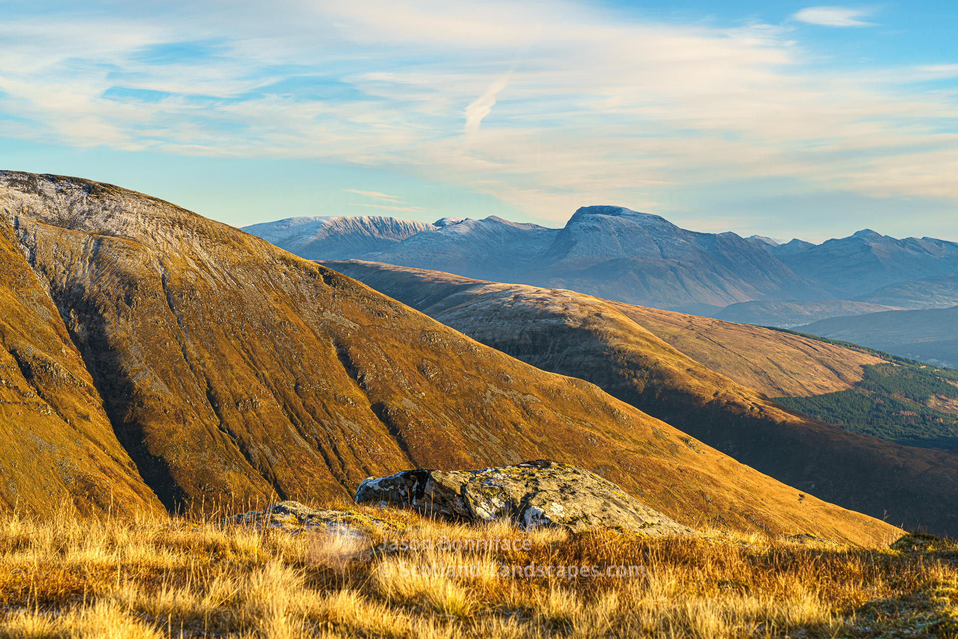 To Ben Nevis from Braigh nan Uamhachan, Morar to Morvern