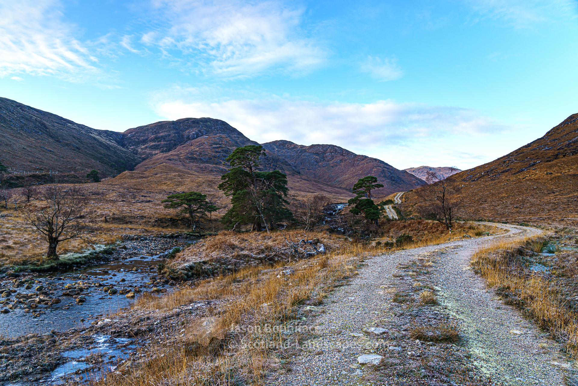 The track west up Cona Glen below Stob Mhic Bheathain (721m, a Graham), Morar to Morvern